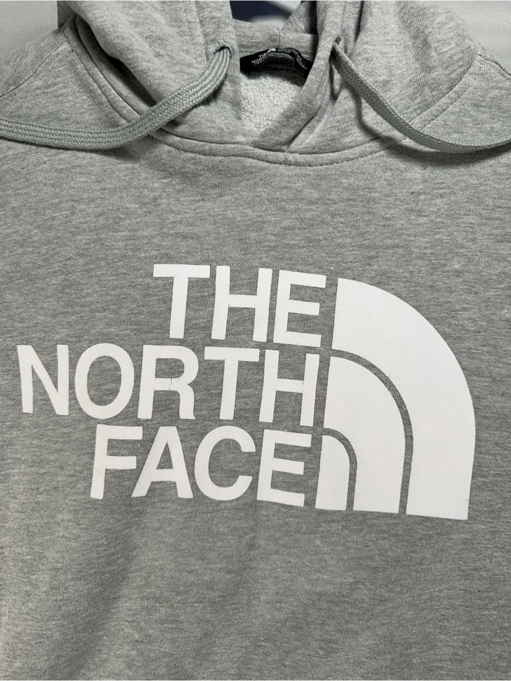 The North Face Hoodie Mens Medium Grey Half Dome Pullover Sweatshirt Fleece M